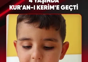 MİNİK KEREM 6 AYDA KUR'AN-I KERİM'E GEÇTİ