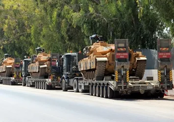 Suriye sınırına askeri sevkiyat