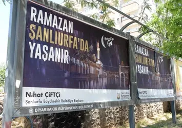 Diyarbakırlıları kızdıran Ramazan afişi