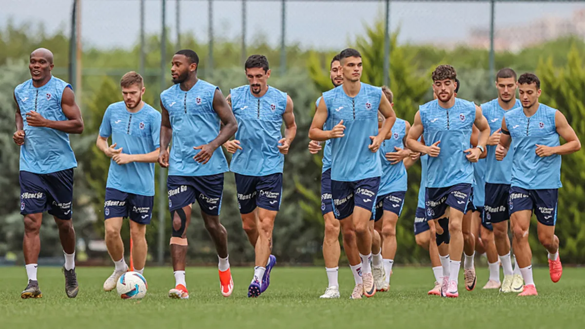 Trabzonspor St. Gallen maçı hazırlıklarını sürdürdü