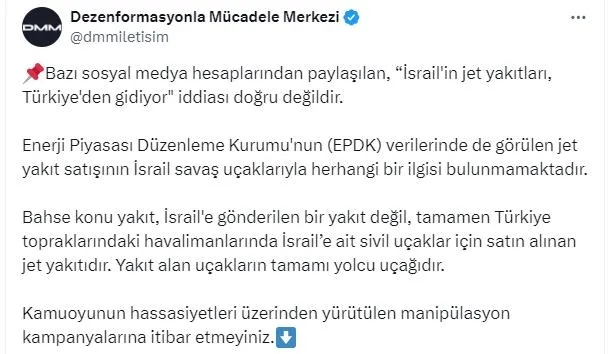 dezenformasyonla-mucadele-merkezi-israilin-jet-yakitlari-turkiyeden-gidiyor-iddiasini-curuttu-1712687760585.jpeg “İsrail'in jet yakıtları, Türkiye'den gidiyor" provokasyonu! DMM o iddiaları çürüttü