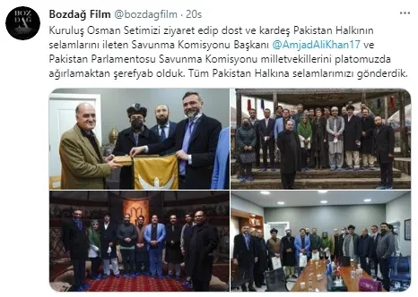 Pakistan Savunma Komisyonu’ndan Kuruluş Osman setine sürpriz ziyaret - 2