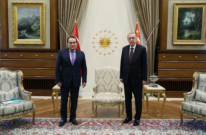 Son dakika: Başkan Erdoğan'dan Cumhurbaşkanlığı Külliyesi'nde peş peşe önemli kabuller - 1