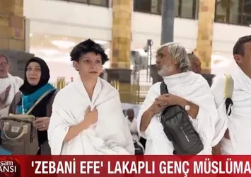 Türkiye'nin konuştuğu Efe Beycan A Haber'de! 'Zebani Efe' Müslüman oldu umrede hissettiklerini anlattı
