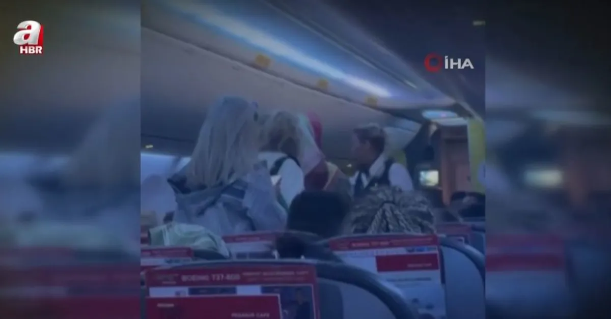 Uçakta ayaktaki yolcuya ceza kesildi!