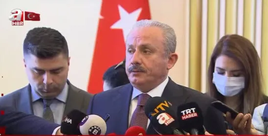 Son dakika: TBMM Başkanı Mustafa Şentop'tan sağlık çalışanlarına şiddet açıklaması! Meclis'te gerekli adımları atacağız - 1