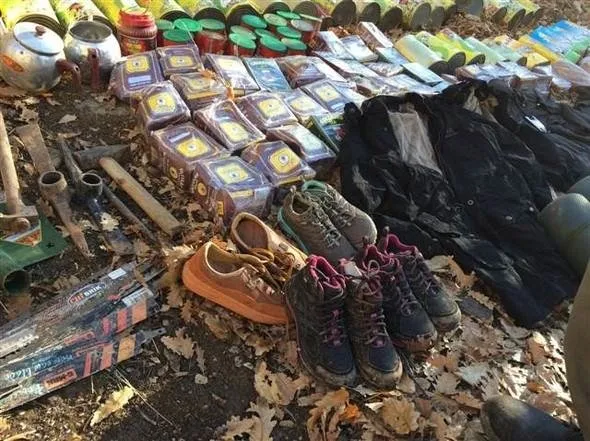 Sızıp gelmeye çalışan PKK’lılar için sığınaklar hazırlanmış