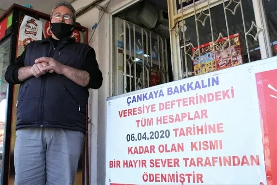 Gizemli hayırsever Uşak'ta ortaya çıktı! Veresiye borçları sildirdi