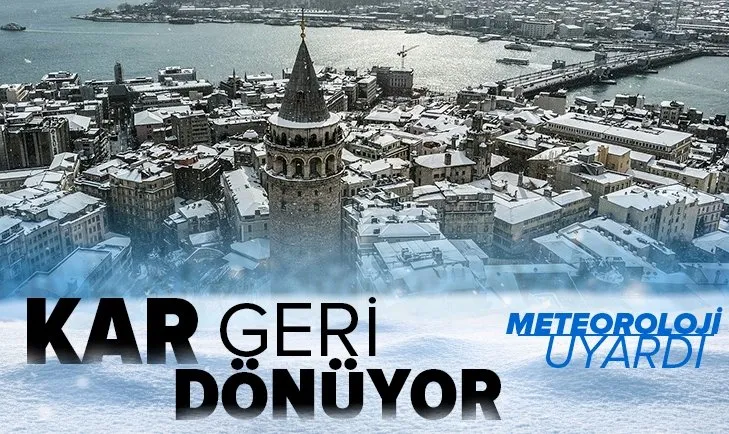 Kar yağışı geri dönüyor! İstanbul'a kar yağacak mı? Meteoroloji kar yağacak 3 ili açıkladı
