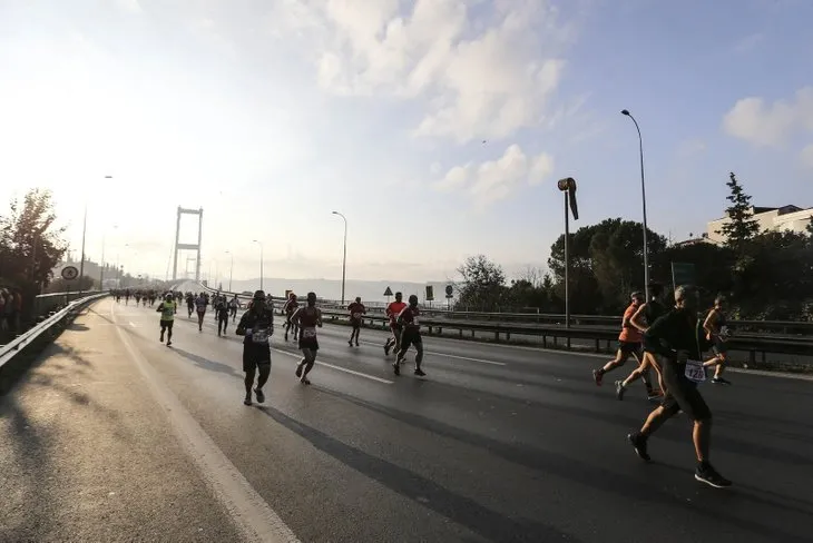 ’İstanbul Vodafone Maratonu’ndan kareler
