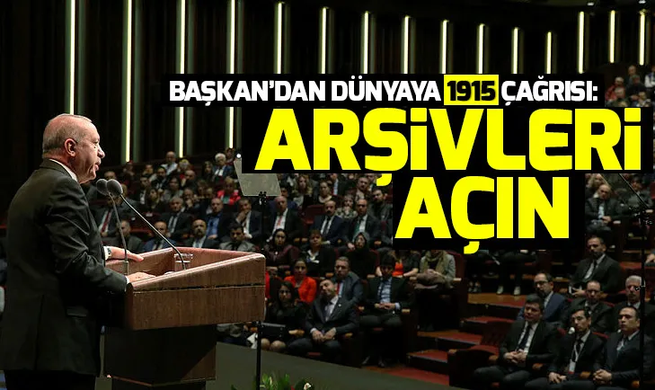 Başkan Erdoğandan 1915 mesajı!