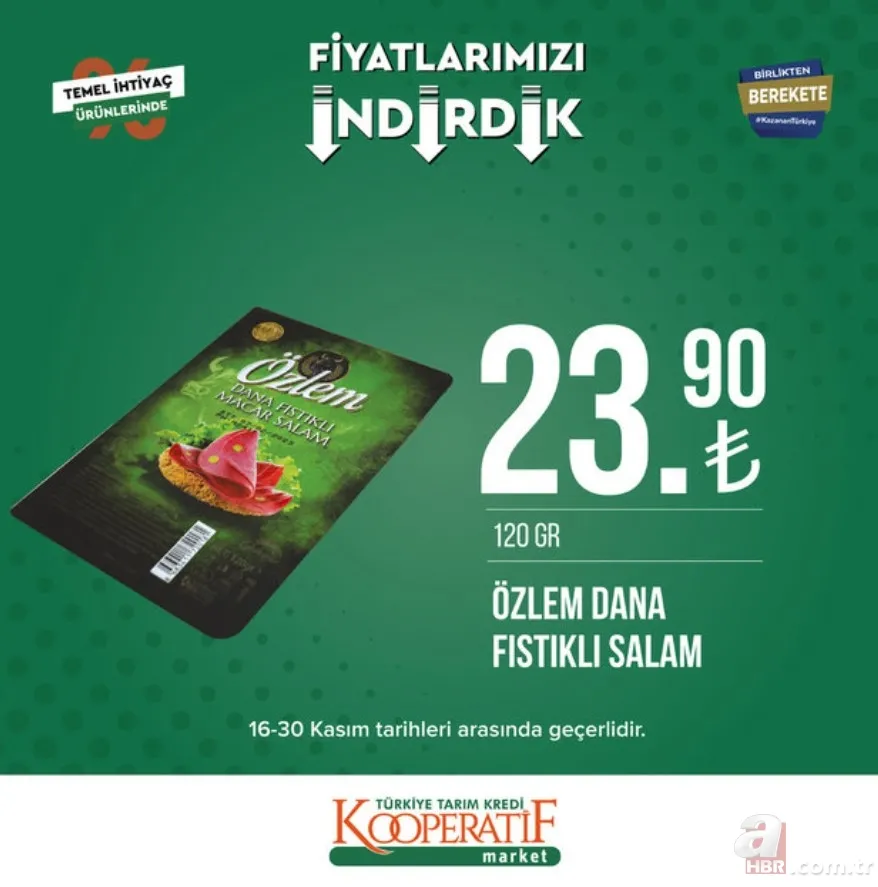 Böyle indirim görülmedi! TARIM KREDİ MARKET AKTÜEL ÜRÜNLER | ÇAY, TOZ ŞEKER, YAĞ fiyatlarında büyük kampanya başladı! 10