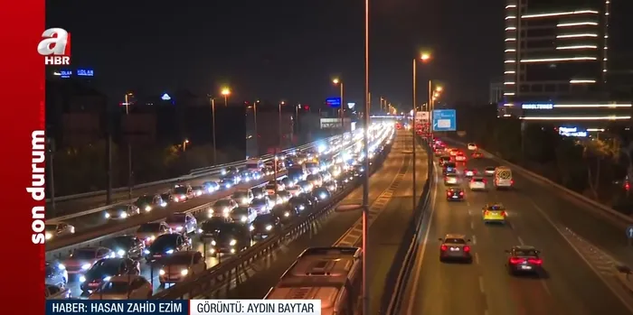 İstanbul’da bayram göçü başladı! Köprü ve ana yollarda trafik yoğunluğu