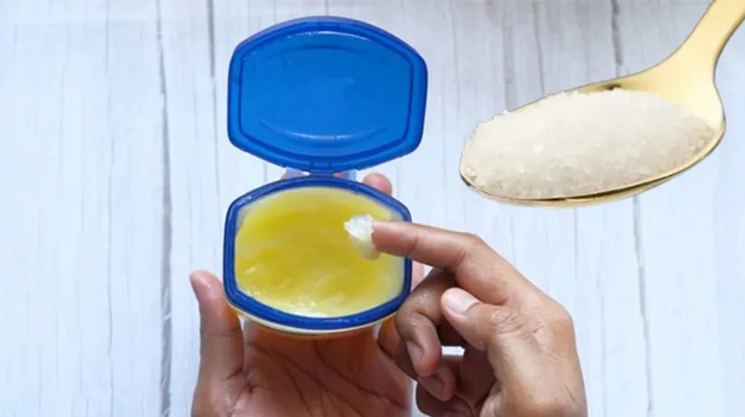 Akneyi tek seferde söndürüyor! Vazeline 1 kaşık ekleyince peeling etkisi verecek...