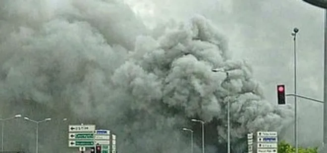 Son dakika:  Ankara’da kimyasal madde üreten bir iş yerinde yangın çıktı! Dumanlar tüm bölgeyi sardı