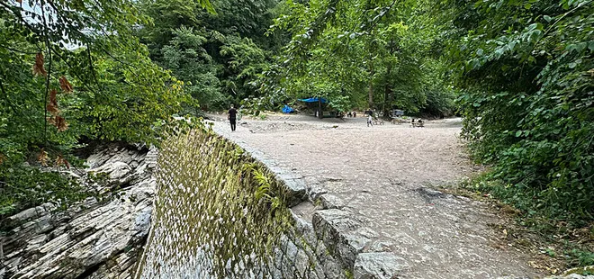 Sakarya'da Maden Deresi ve şelalesi kurudu