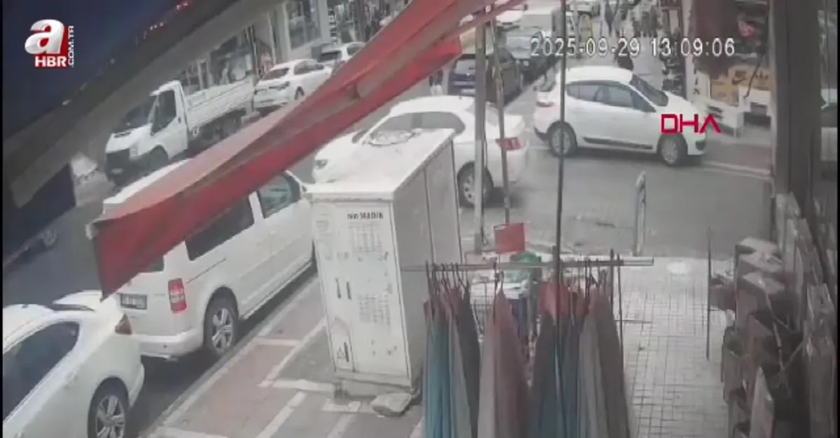 Esenyurt'ta kaçan şüpheliyi durdurmak isteyen polis metrelerce sürüklendi