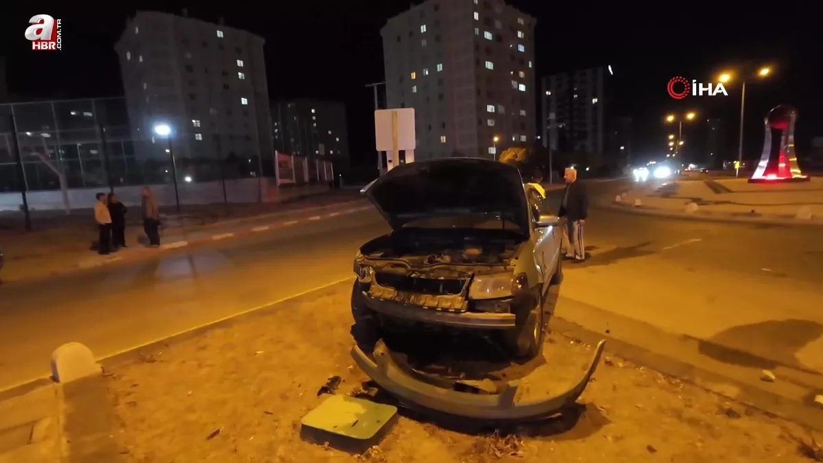 Karaman’da iki otomobil çarpıştı: 1 yaralı