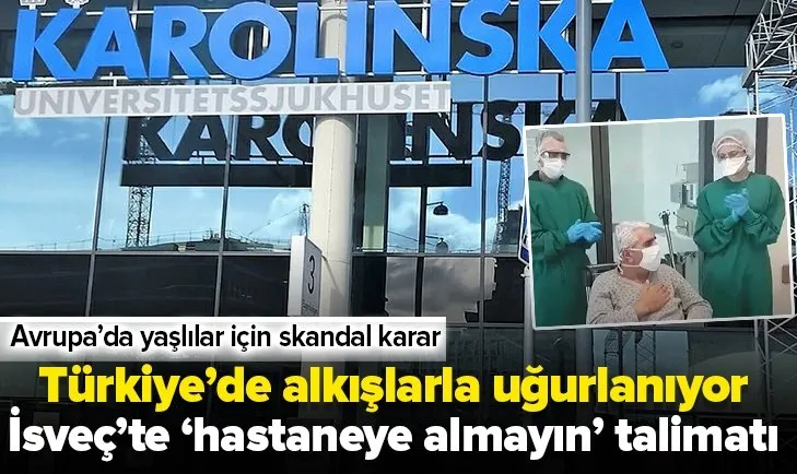 İsveç'te 80 yaş üstüne yoğun bakım yasağı