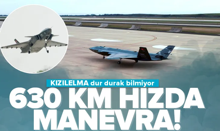 Bayraktar KIZILELMA’dan 630 KM hızda manevra!