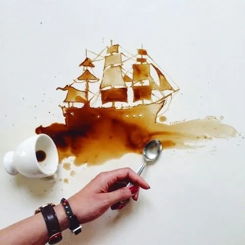 Kahveyi sanata dönüştürdü