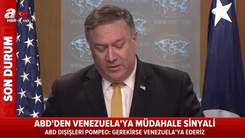 ABD’den Venezuela’ya ’askeri güç kullanırız’ tehdidi | Video