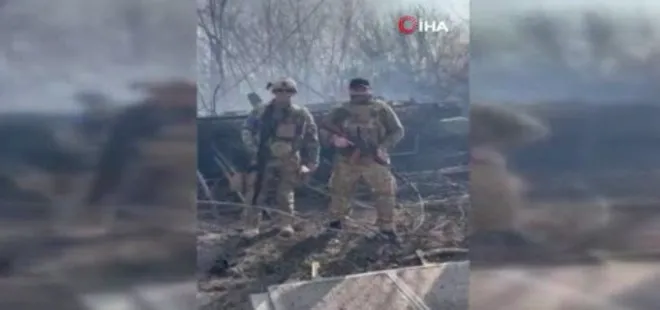 Rusya-Ukrayna savaşında ABD askerleri görüntülendi! Savunma hattında savaşıyorlar