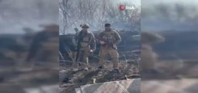 Rusya-Ukrayna savaşında ABD askerleri görüntülendi! Savunma hattında savaşıyorlar