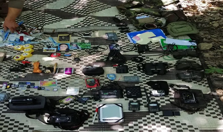 Teröristlerin kamyoneti imha edildi