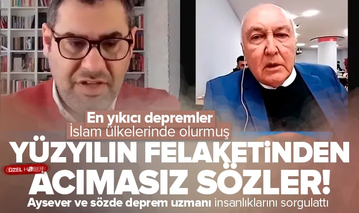 Yüzyılın utanç sözleri Aysever ve deprem uzmanı Ercandan