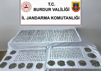 Burdur'da 6 bin 310 sikke ele geçirildi