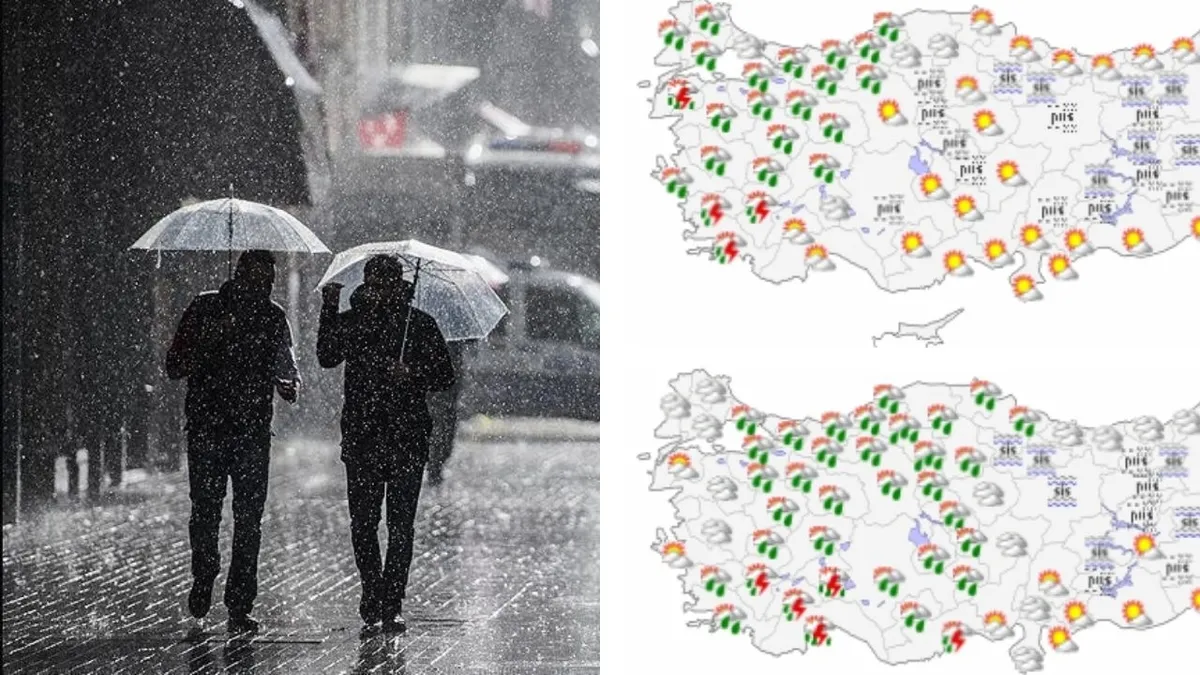MGM tarih verdi: Sağanak giderek etkisini artıracak! Hava 6 derece birden soğuyacak
