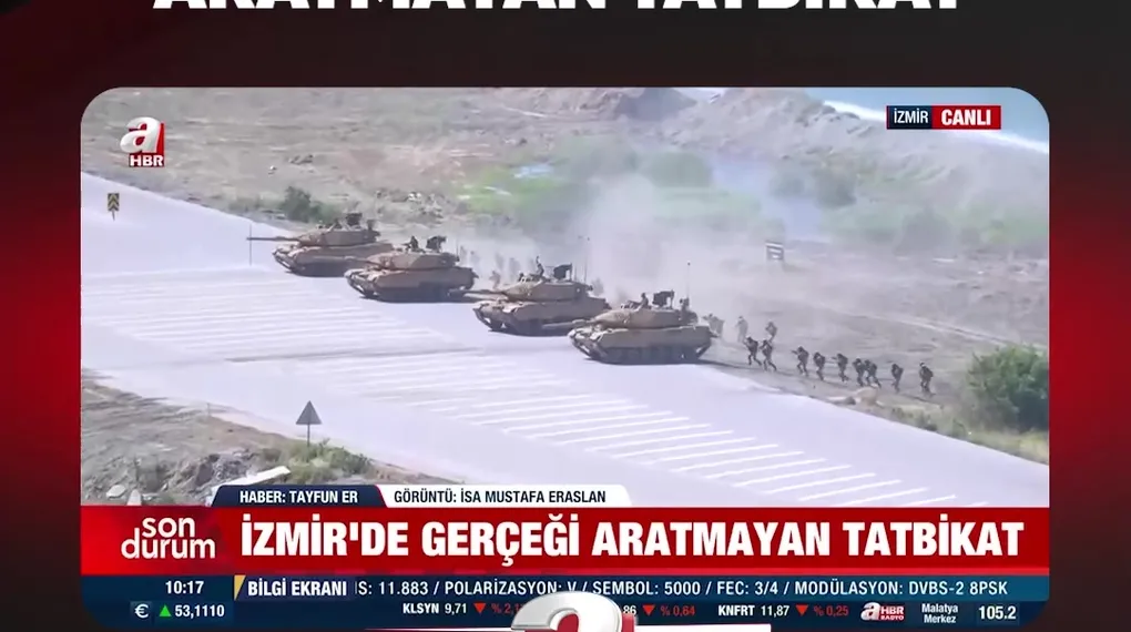 İZMİR'DE GERÇEĞİ ARATMAYAN TATBİKAT