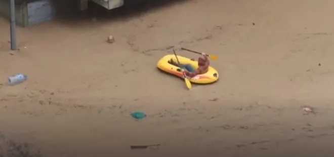 'Boğuluyorum' feryadı yürekleri yaktı! Yardımına böyle koştu