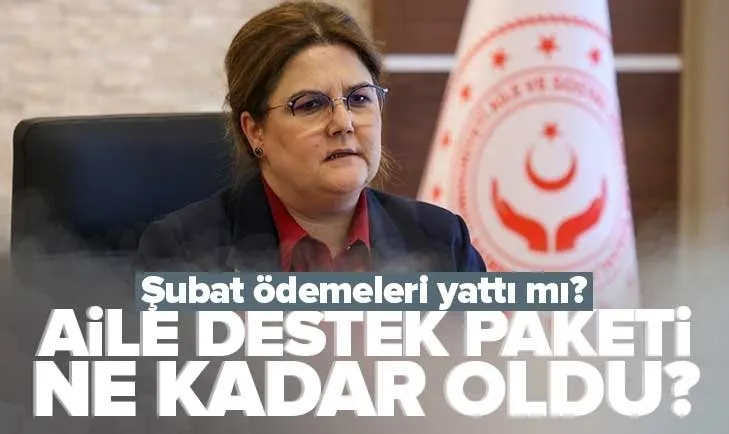 Şubat ayı Aile Destek Paketi yattı mı, ne zaman ödenecek? 2023 Aile sosyal yardımı parası zam geldi mi, ne kadar oldu?
