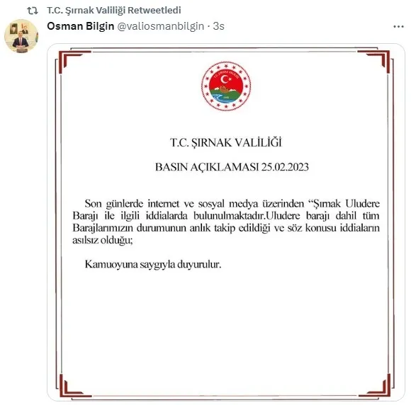 uludere-baraji-hasar-gordu-yalanina-sirnak-valiliginden-yanit-1677359840375.jpg "Uludere Barajı hasar gördü" yalanına Şırnak Valiliği'nden yanıt - 1