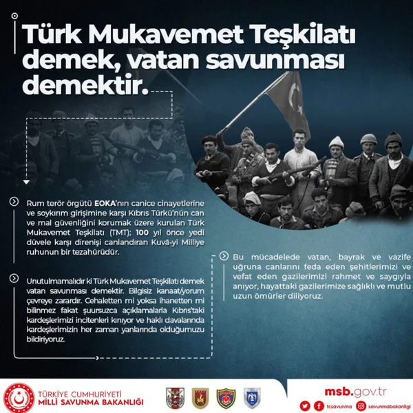 Son dakika: Milli Savunma Bakanlığı’ndan Türk Mukavemet Teşkilatı mesajı