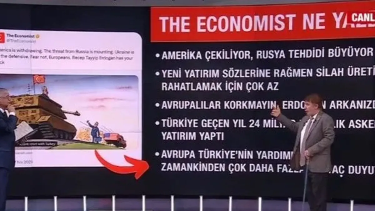 Economist'in 'Türkiye'ye ihtiyacımız var' paylaşımı! A Haber'de çarpıcı yorum: Bu tuzağa düşmemek lazım