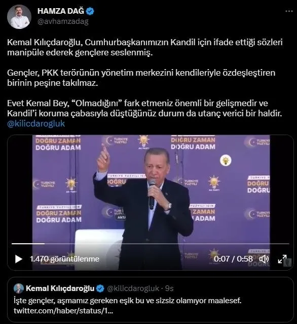 1683133862212.jpg Kemal Kılıçdaroğlu'ndan ucuz algı operasyonu! Kandil'deki dostlarını savunmak için Başkan Erdoğan'ı hedef aldı - 3