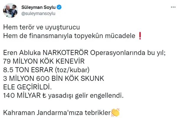 1663142276831.jpg 2022'de PKK'nın finans ayağı uyuşturucuya ağır darbe! 8,5 ton esrar ve 3 milyon 600 bin kök skunk ele geçirildi - 3