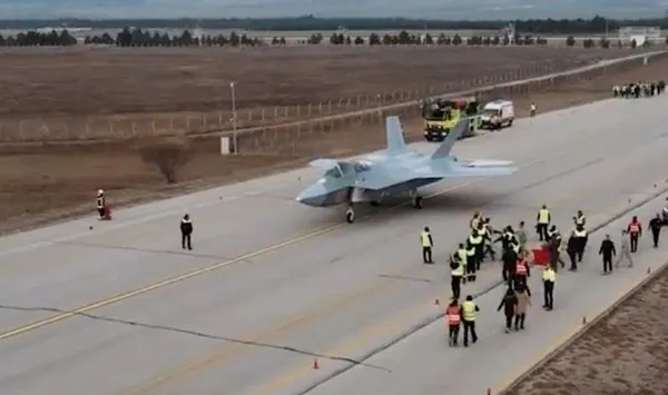 İşte KAAN’ın sesi! Milli muharip uçak KAAN’ın yeni görüntüsü paylaşıldı