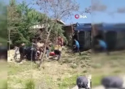 Bilecik’te 2 tır çarpıştı 3 kişi yaralandı