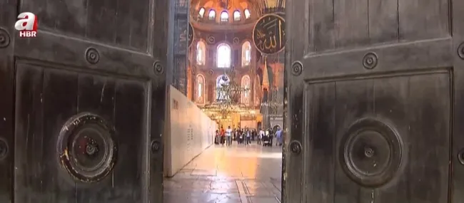 Ayasofya’nın içine ihtişamlı yolculuk! Ayasofya’nın zincirleri nasıl kırıldı?