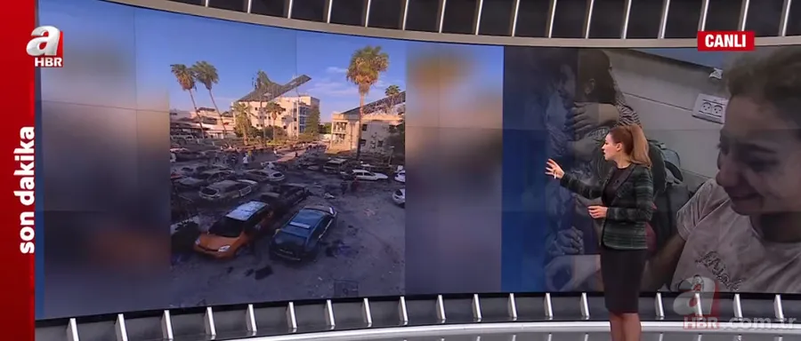 İşte KATİL İSRAİL'İN vurduğu vahşetin yaşandığı O HASTANE! Patlamanın şiddeti gün ağarınca ortaya çıktı 2