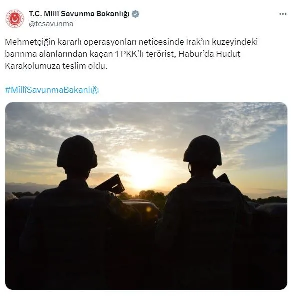 msb-acikladi-irakin-kuzeyinden-kacan-1-pkkli-terorist-teslim-oldu-1712241558482.jpeg MSB duyurdu! Irak'ın kuzeyinden kaçan 1 PKK'lı terörist teslim oldu - 1