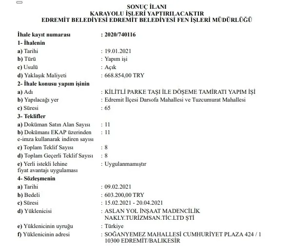 CHP’li Edremit Belediyesi’nde ihale skandalı: Her yol Aslan’a çıktı! Bakanlık harekete geçti