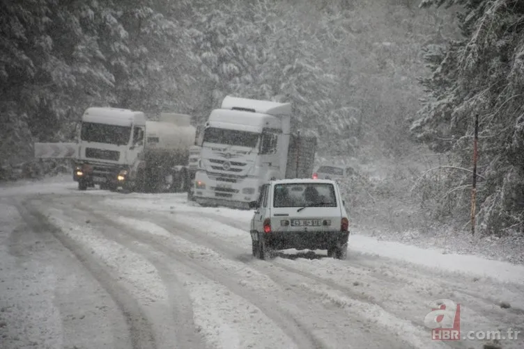 Kocaeli ve Bolu'nun yüksek kesimlerine ilk kar düştü 22