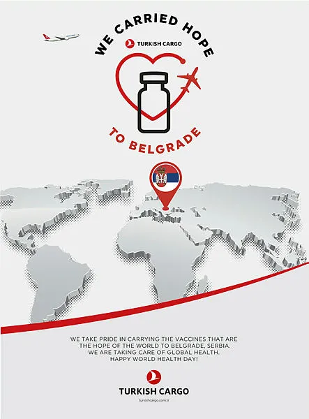 Turkish Cargo 100 milyon doz aşıyı dünyanın dört bir yanına taşıdı