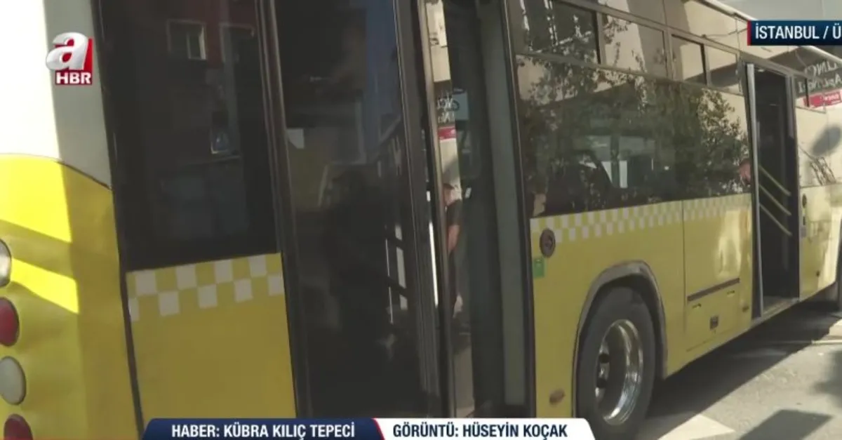 İETT otobüsü börekçi dükkanına girdi