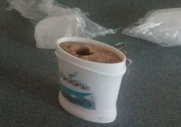 Deodorant kutusunda patlayıcı çıktı